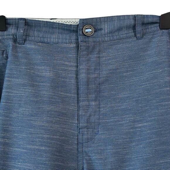 Tailorbyrd Mens Shorts 38 Blue Performance Golf Chino Flat Front Quick‎ Dry - Picture 4 of 7